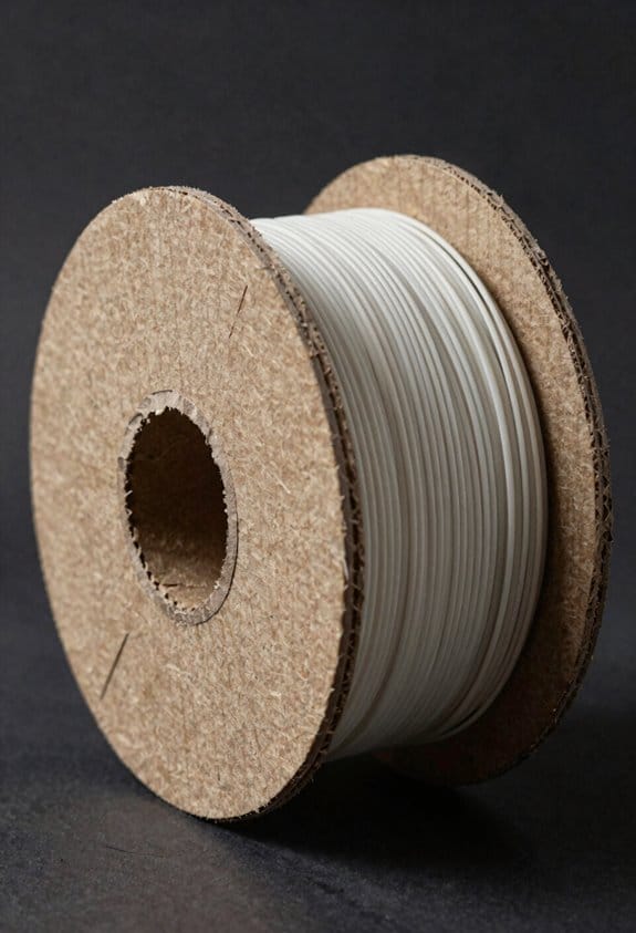 cardboard spools cause slipping