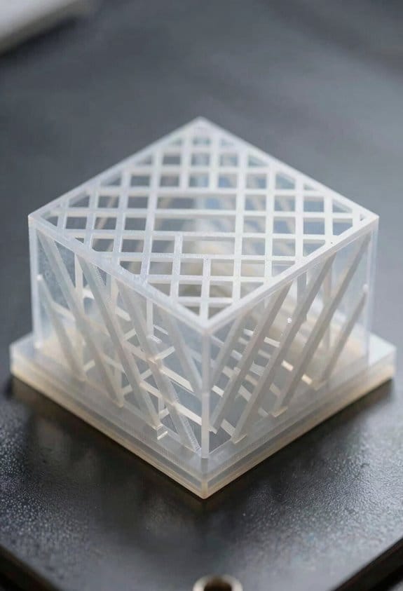 cross hatch optimizes planar strength
