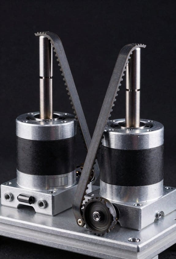 crossed belts combine motorization