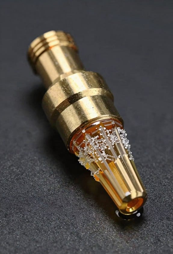fast cooling favors crystals