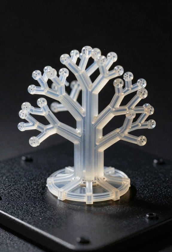 hollow branching load path supports