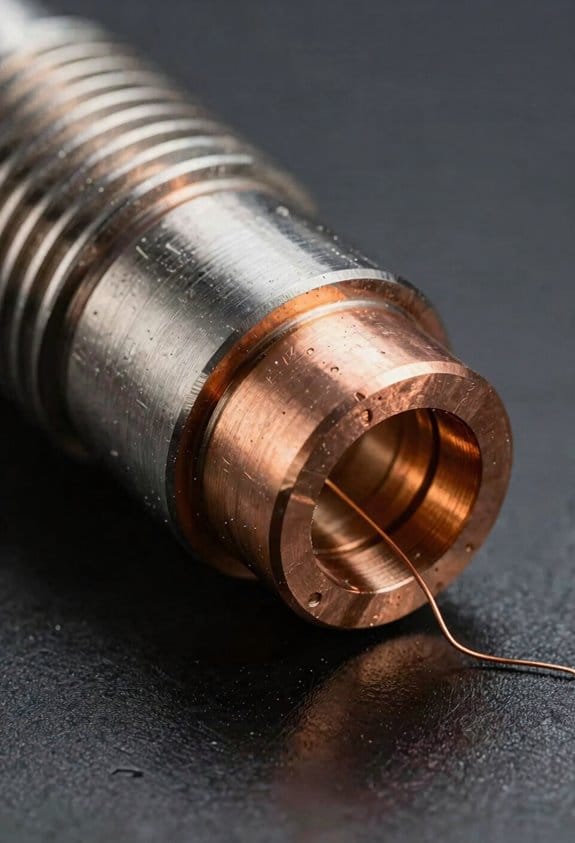 longer copper melt zone