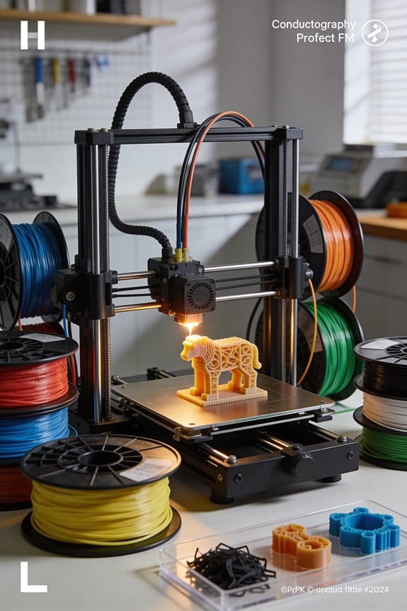 melting and remolding filament waste