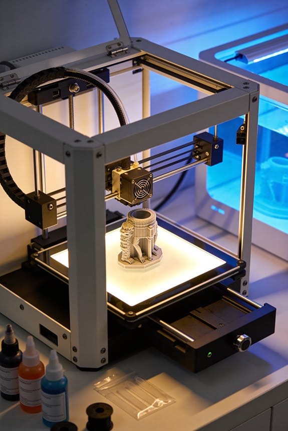 monochrome lcd speeds resin curing