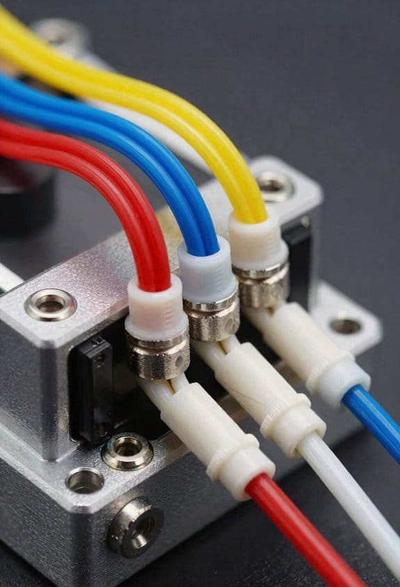 reliable multi filament feed management